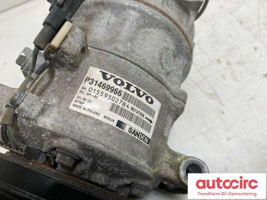 Aircondition kompressor til Volvo V90 / V90 CC / S90 2016-->>  (SANDEN|36010255|31469966|)
