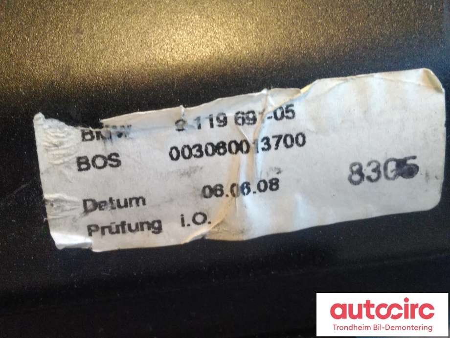Bagasjerom rollon til BMW 5-Serie 2003-2010 (E60/E61) (E60/E61) (MED HUNDEGITTER LES INFO|9119691|51479119691|51 47 9 119 691)