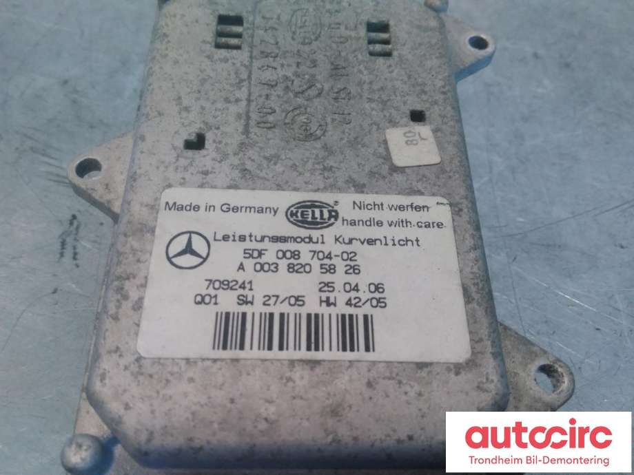 Styreenhet xenon/ballast til Mercedes GL 2006-2012 (X164) (X164) (HELLA|A0038205826|A0038205126)