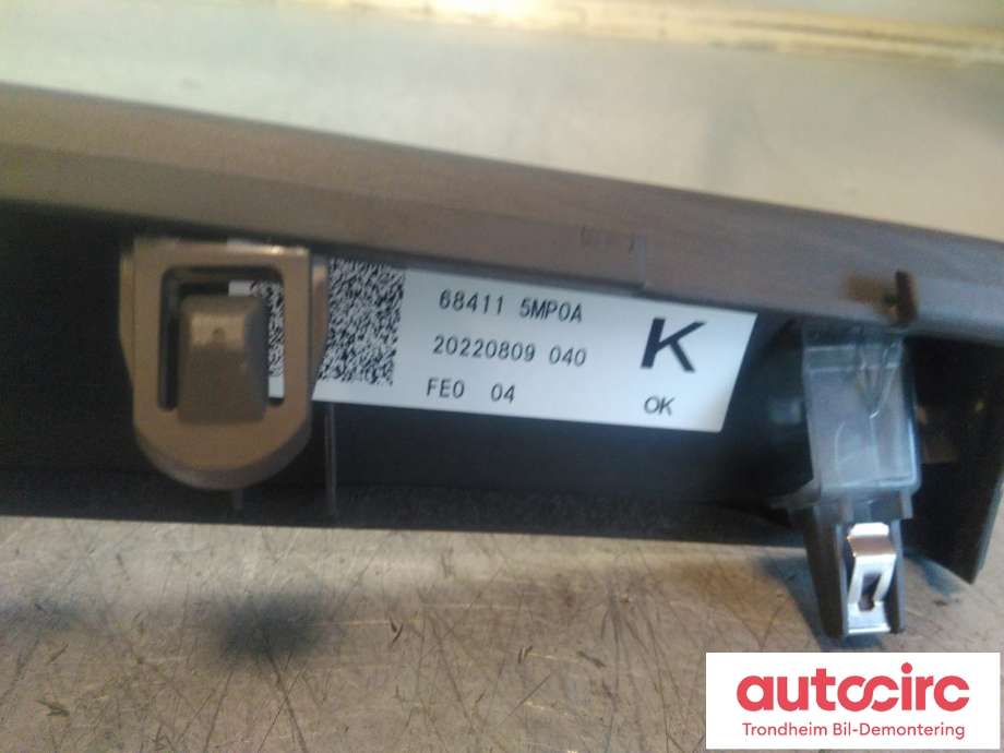 Varmeapparat betjening til Nissan Ariya 2022-->>  (...|275055MP0A|)