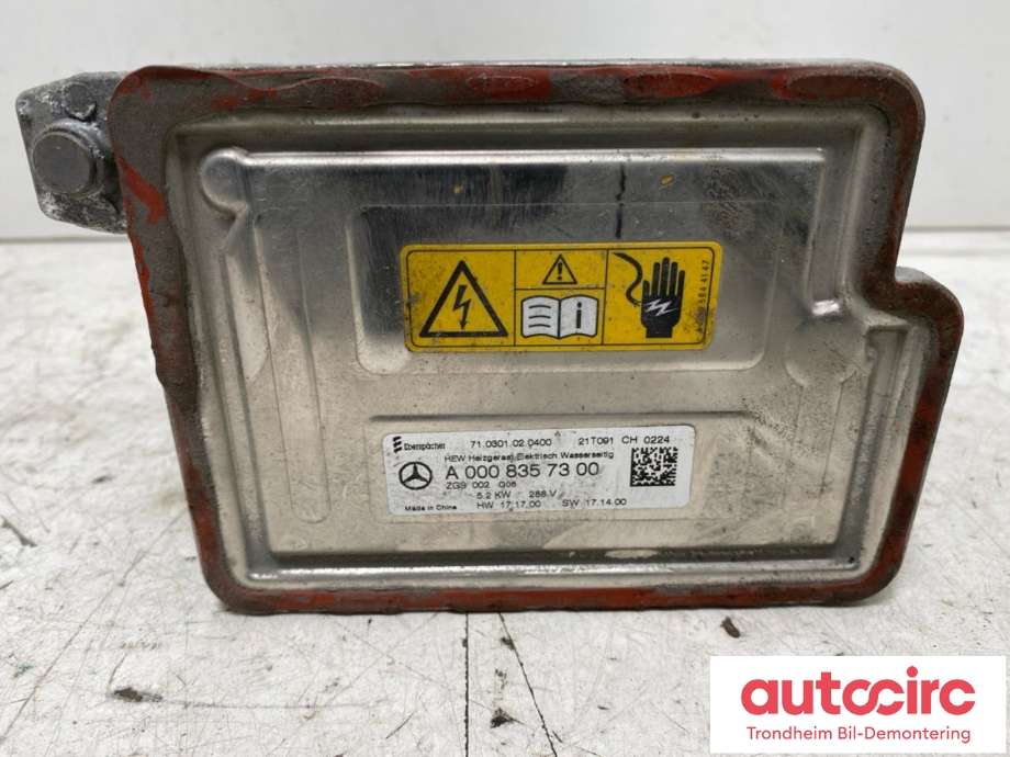 Motorvarmer elektrisk til Mercedes EQV 2020-->> (W447) (W447) (EBERSPRACHER|A0008357300|A1678354200|)