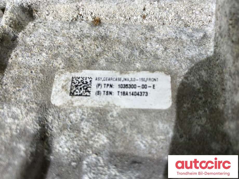 Motor elbil foran til Tesla Model X 2016-->>  (..|1035300-00-E|)
