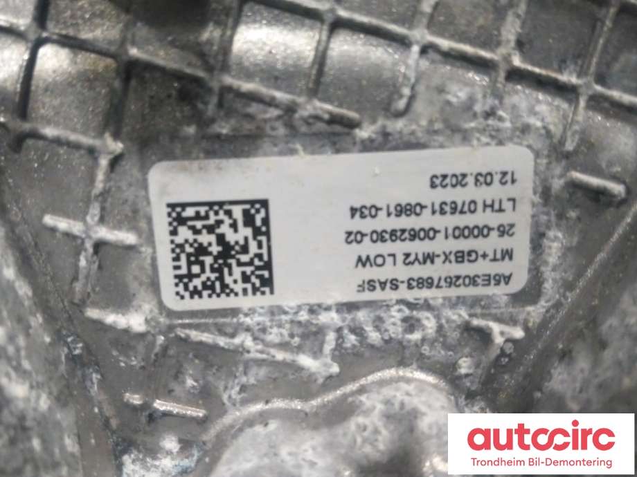 Motor elbil foran til Mercedes EQS SUV 2022-->> (X296) (X296) (MERCEDES|A2973403402|A2973401203|)