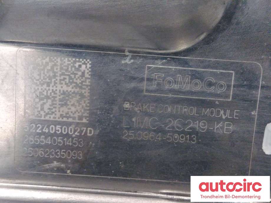 Bremsekraft-forsterker til Ford Explorer 2020-->>  (..|2631117|L1MC-2D335-YB|L1MC-2C219-KB| L1MC-2D335-KB)