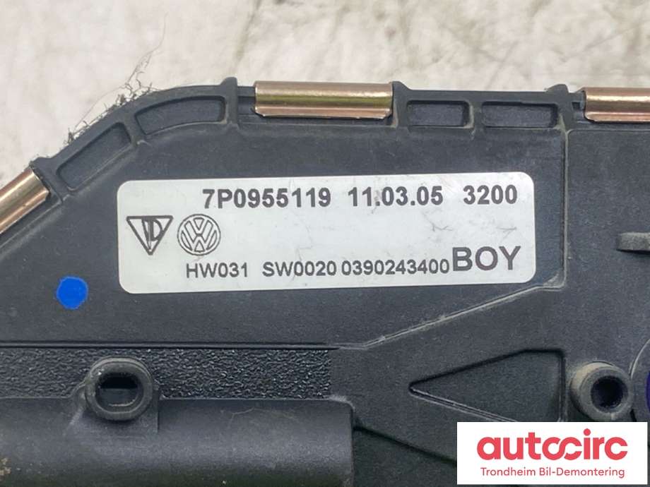 Viskermotor frontrute til Porsche Cayenne 2010-2017 (92A) (92A) (958955023A|958955023B|)