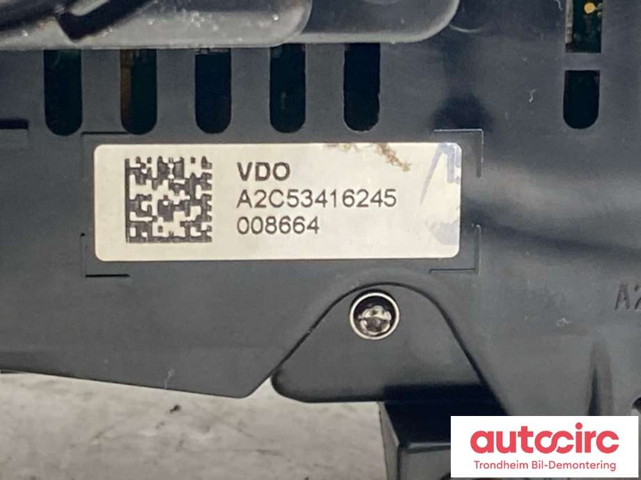 Instrumentpanel til Porsche Cayenne 2010-2017 (92A) (92A) (VDO|95864114410|95864114411|7P5.920.904.F)