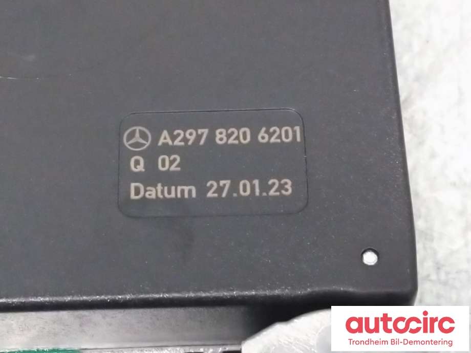 Styreenhet bluetooth til Mercedes EQS SUV 2022-->> (X296) (X296) (..|A2978206201|A 297 820 62 01|)