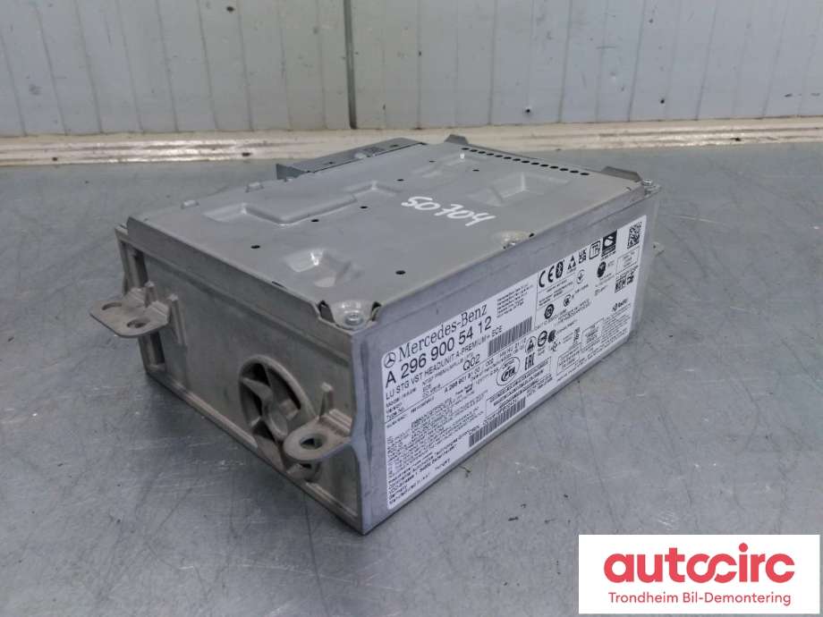 Bilstereo til Mercedes EQS SUV 2022-->> (X296) (X296) (..|A2969005412|A 296 900 54 12|)