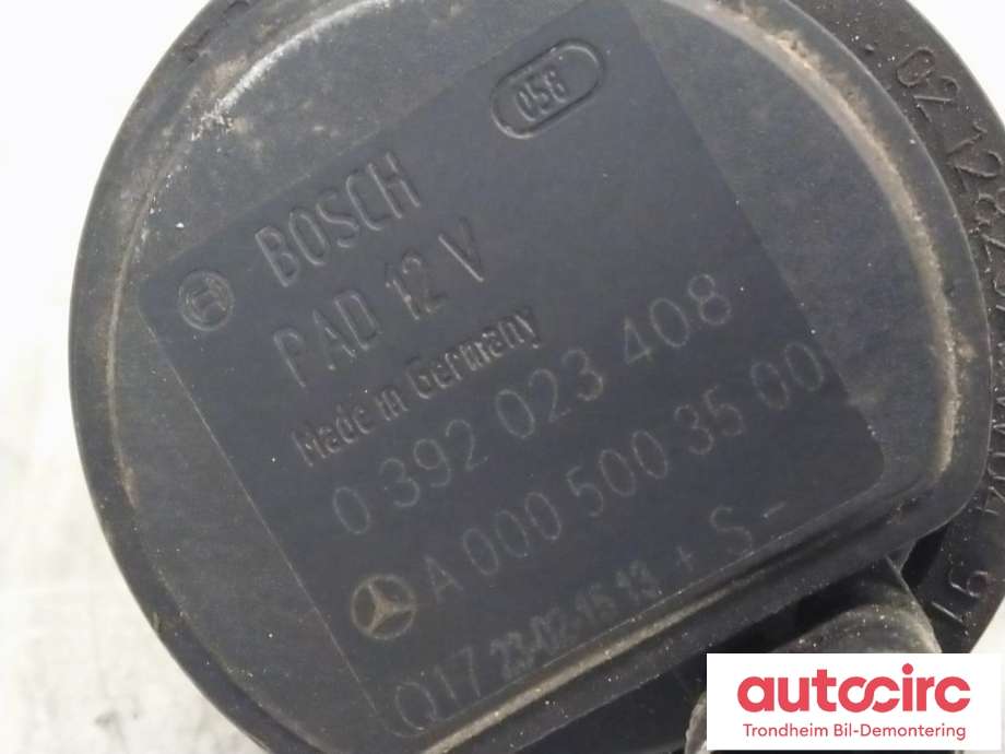 Vannpumpe elektrisk til Mercedes EQS SUV 2022-->> (X296) (X296) (BOSCH|A0005003500|0392023408|)