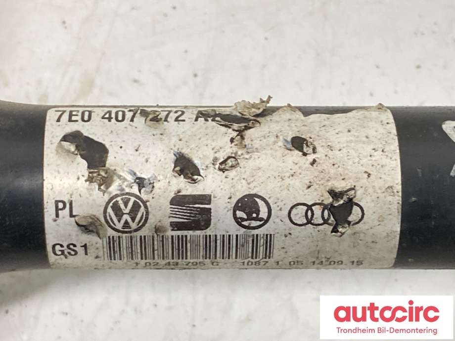 Drivaksel høyre foran, diesel/automat til VW Transporter / Caravelle 2015-2019 (T6) (T6) (..|7E0407272AL|7LA407272J|)