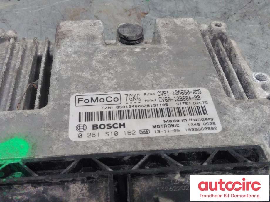 Styreenhet motor til Ford Focus 2014-2018 (Type III, Fase 2)  (BOSCH|0261S10162|CV61-12A650-AMG|2016486| AM5T-14D212-RA)