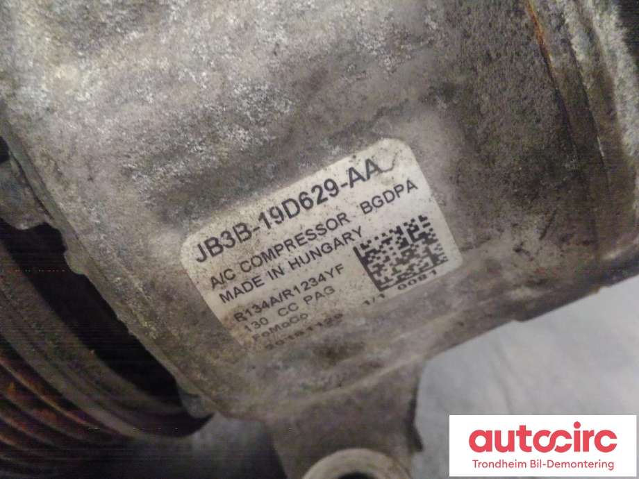 Aircondition kompressor til Ford Ranger / Ranger Raptor 2015-2022 (FOMOCO|JB3B-19D629-AA|JB3B-19D629-AB|2582073)