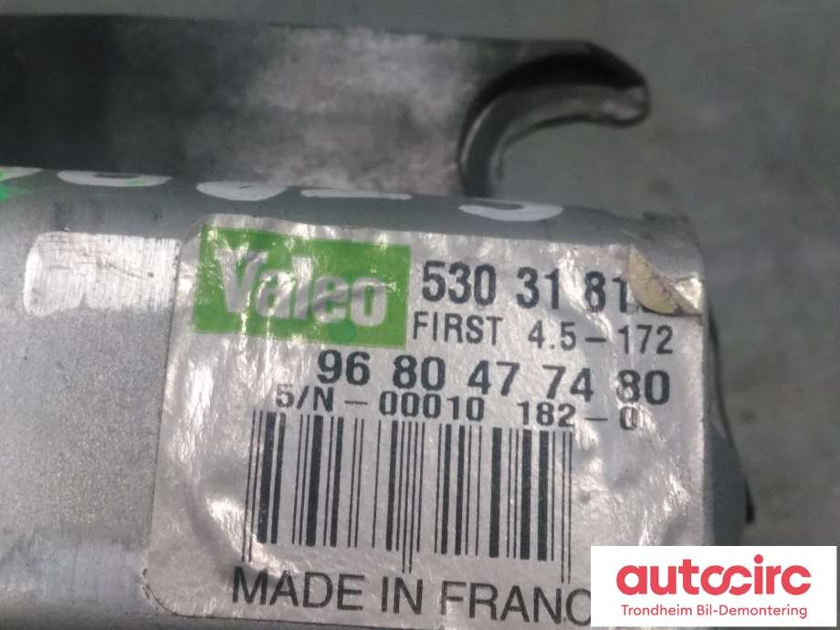 Viskermotor bakrute til Peugeot 5008 2010-2017 (Type I) (VALEO|9680477480|53031812|6405JQ)