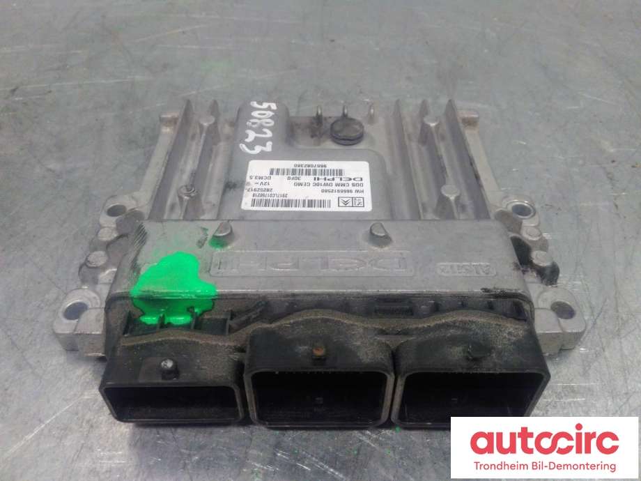 Styreenhet motor til Peugeot 5008, 2010-2017 (Type I)  (DELPHI|9666912580)