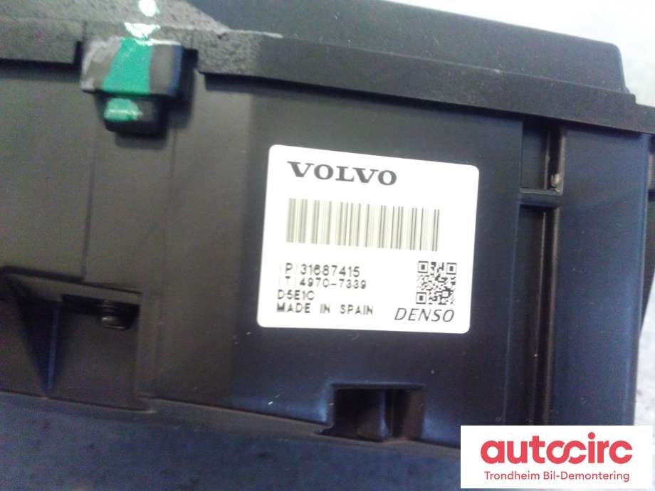 Instrument head-up display (HUD) til Volvo XC90 2015-2025 (Type II)  (DENSO|36011454|31687415|)