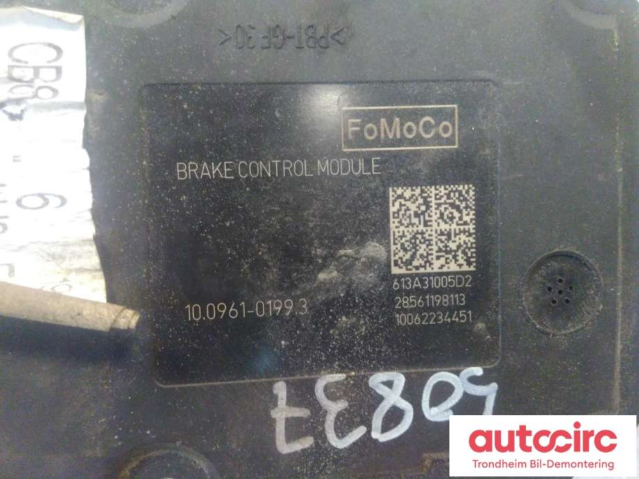 ABS sentral til Ford Focus 2014-2018 (Type III, Fase 2)  (ATE|BV61-2C405-AL|BV61-2C405-BJ|1847182)