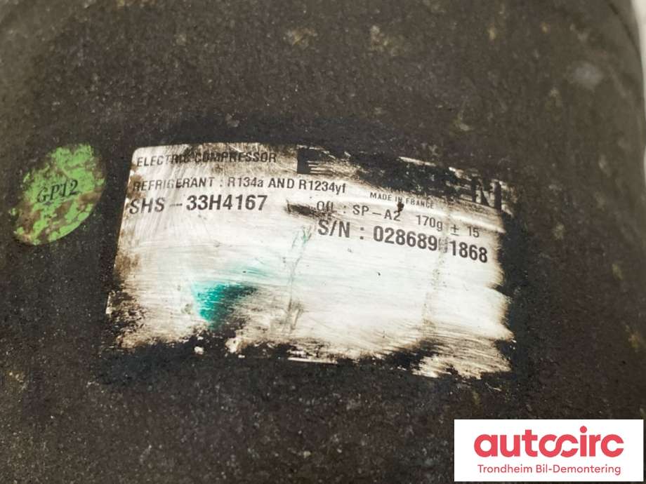 Aircondition kompressor elbil til Maxus EV80 2019-->>  (SHS-33H4167|02868901868|)