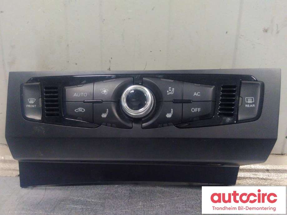 Varmeapparat betjening til Audi A4, Allroad 2009-2016 (Type I) (B8) (B8) (..|8K1820043AG|8K1 820 043 AG|A2C37833500)