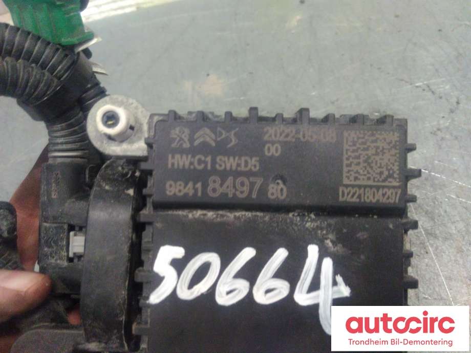 Sensor radar til Citroën ë-C4 2020-->>  (..|9841849780|1677608980|16 776 089 80| 98 418 497 80)