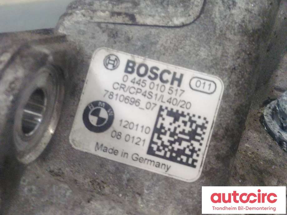 Dieselpumpe til BMW 5-Serie 2010-2017 (F10/F11) (F10/F11) (BOSCH|7810696|0445010517|13518597819| 13517824477)