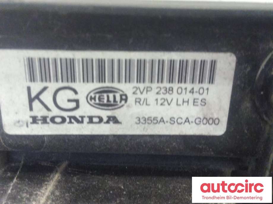 Baklykt venstre til Honda CR-V 2002-2006 (Type II)  (HELLA|3355ASCAG000|33551SCAG00|)