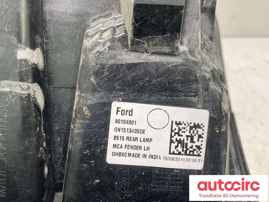 Baklykt venstre ytre til Ford Ecosport 2016-->>  (2304079|GN15-13405-DE|)