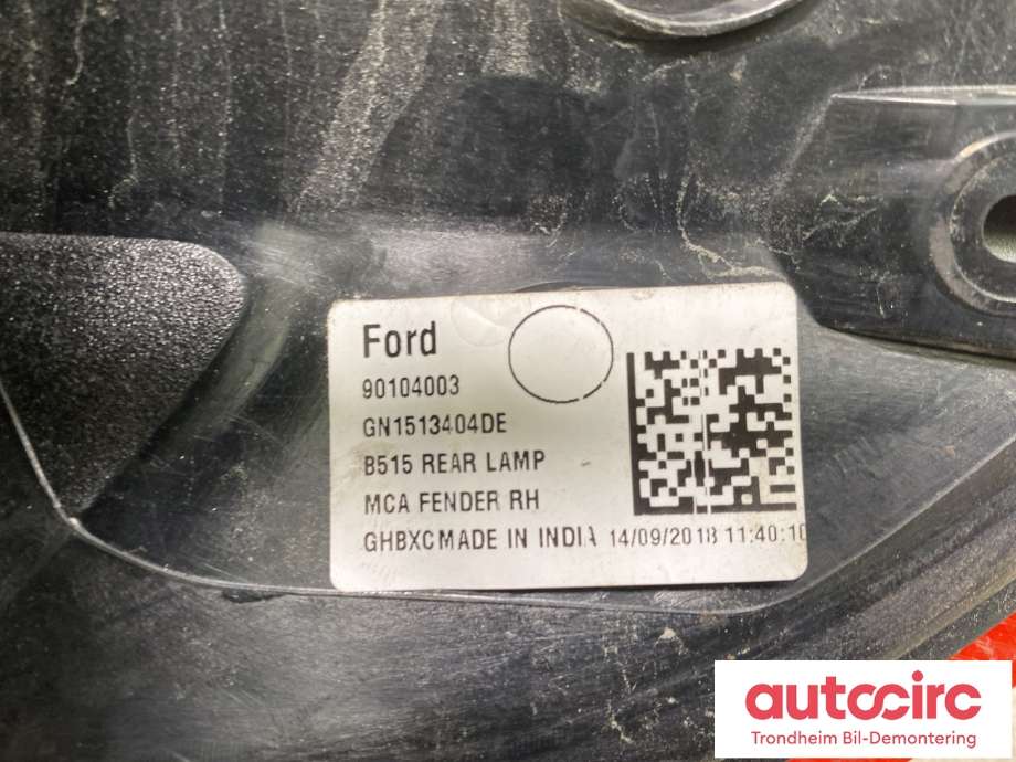 Baklykt høyre ytre til Ford Ecosport 2016-->>  (2304081|GN15-13404-DE|)