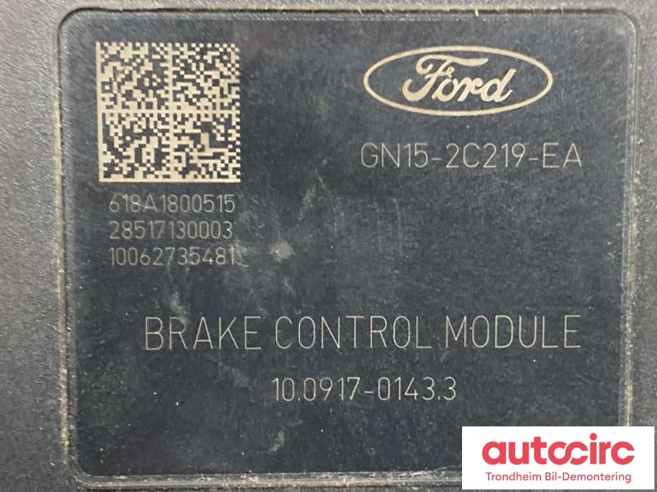 ABS sentral til Ford Ecosport 2016-->> (ATE|2329149|GN15-2B373-FA|GN15-2B373-EA)