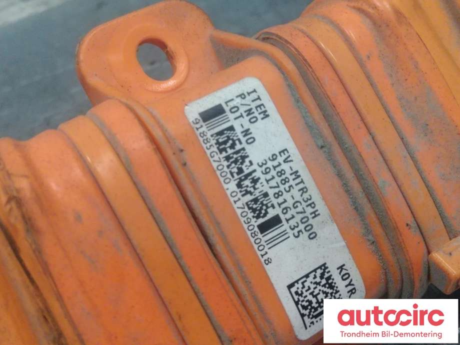 Kabel høy volt (HV) elbil til Hyundai Ioniq Electric 2016-2019 (Fase 1) (..|91885-G7000|91885G7000|EV-MTR3PH)
