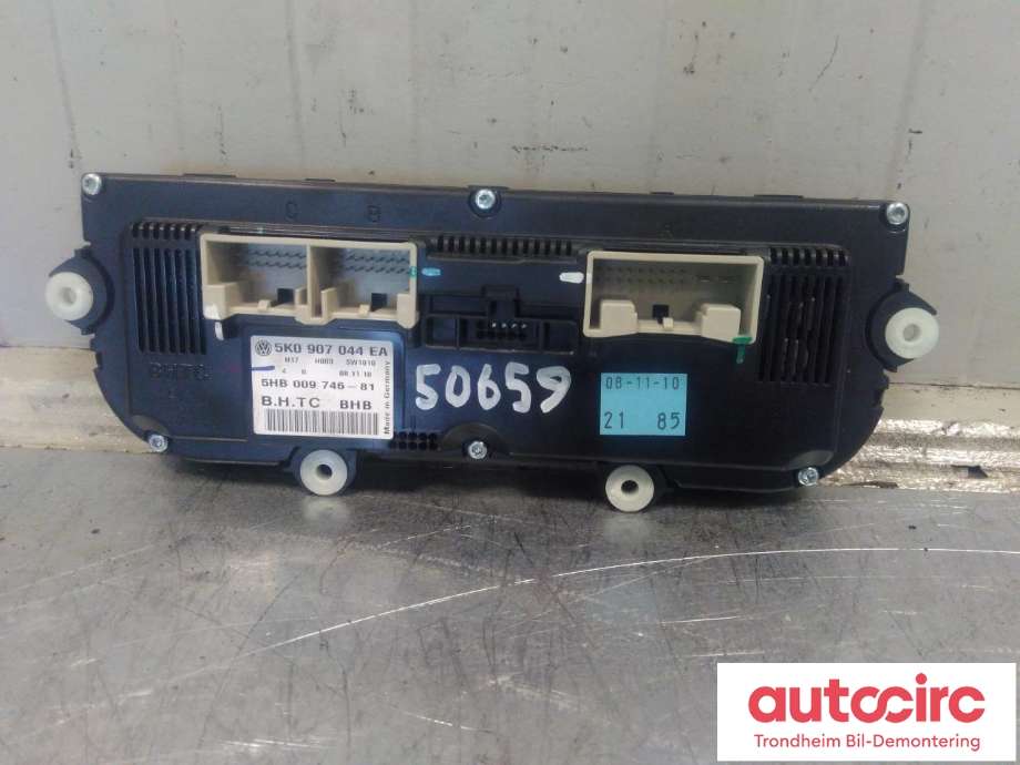 Varmeapparat betjening til VW Golf VI 2008-2012  (BHTC|5K0907044EA|5K0 907 044 EA|5HB009746-81)