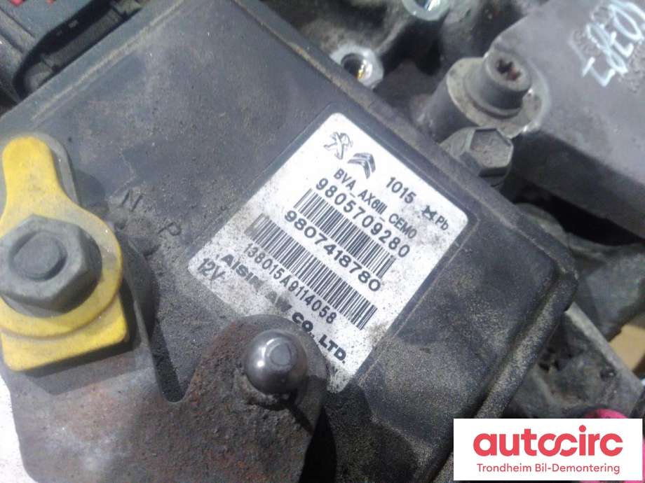 Girkasse automat til Peugeot 2008 2013-2019 (Type I)  (AISIN AW|9807418780|1637310080|)