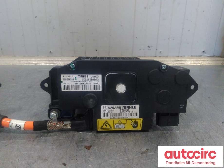 Varmeapparat PTC-heater til Renault Zoe 2019-->> (Fase 2)  (MAHLE|271430038R|271436099R|LF644001)