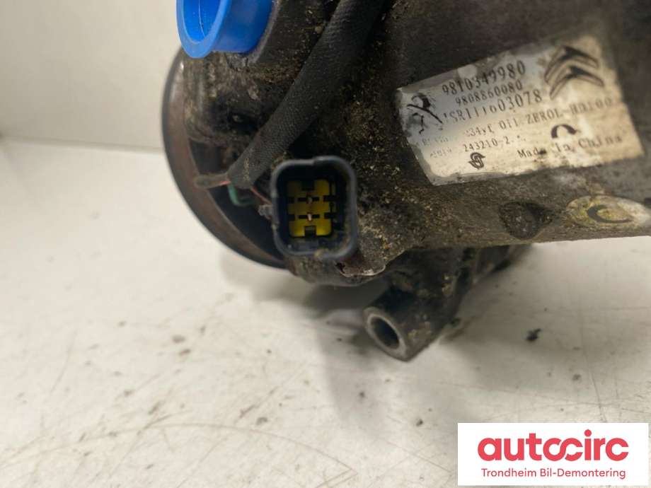Aircondition kompressor til Toyota Proace City 2020-->>  (SU001A7274|SU001A7752|9810349980| 9808860080)