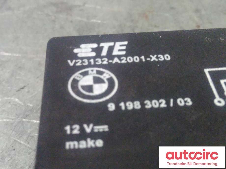 Rele kjølevifte til BMW X5 2013-2018 (F15) (F15) (..|9198302|61369198302|61 36 9 198 302| V23132-A2001-X30)