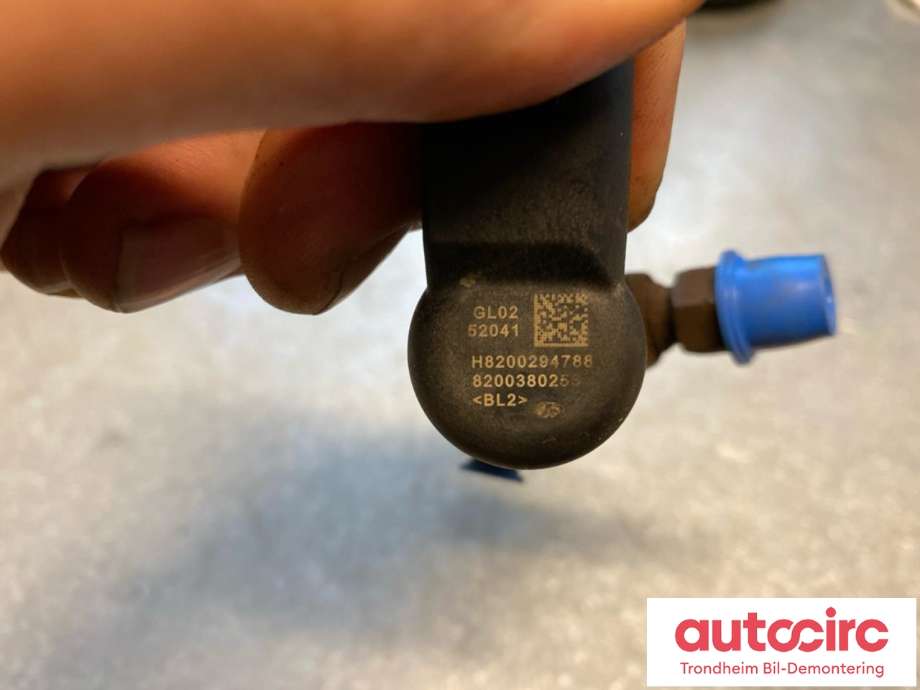 Dyse innsprøyting diesel til Nissan Qashqai 2007-2010 (Type I, Fase 1)  (SIEMENS|16600-00Q0H|16600-00Q0P|1660000Q0H| 1660000Q0P| 8200380253| H8200294788)