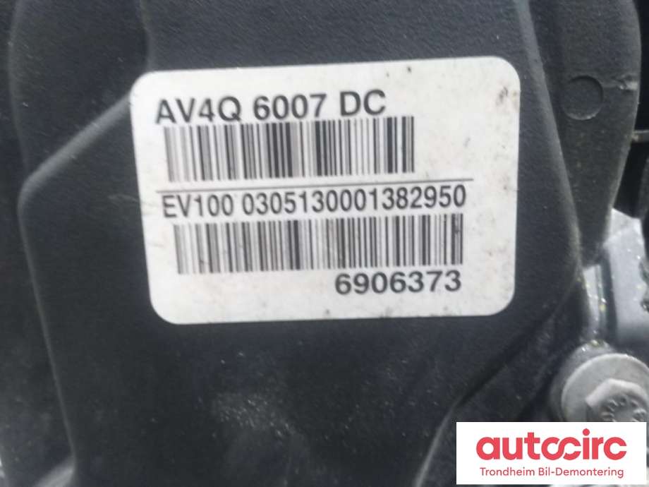 Motor diesel til Ford C-Max 2010-2015 (Type II, Fase 1)  (FOMOCO|1838469|9M5Q-6006-BD| AV4Q-6007-DC|UFDB)