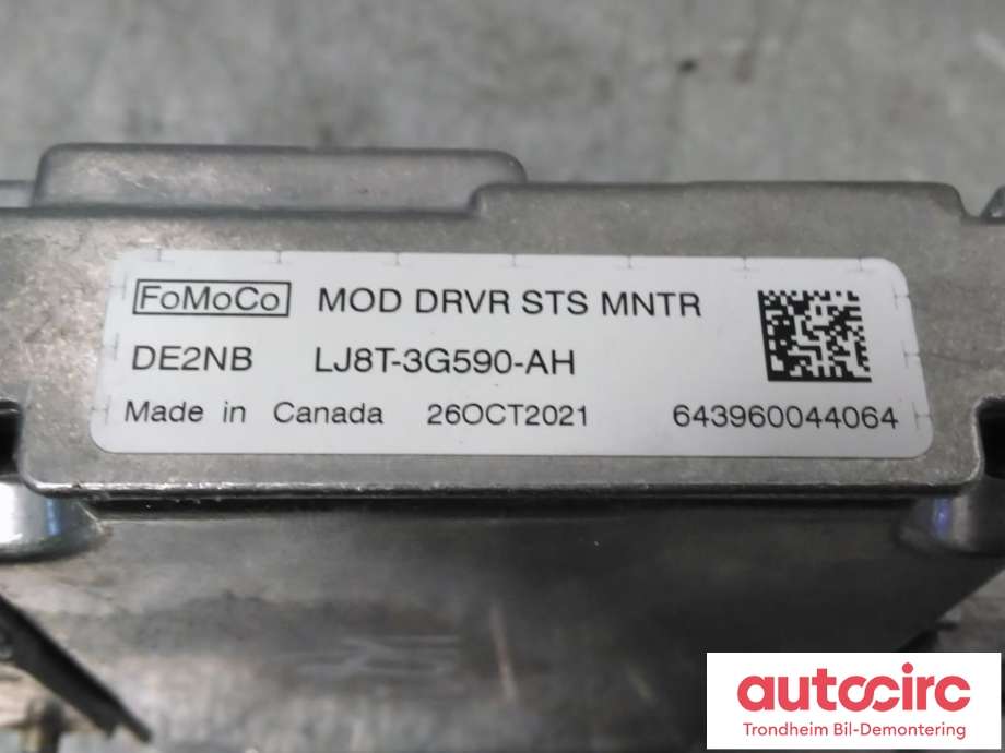 Styreenhet diverse til Ford Mustang Mach-e 2020-->> (FOMOCO|LJ8T-3G590-AH|LJ8T-3G590-AM|2761775)