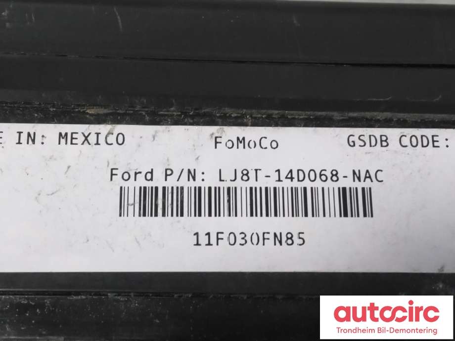Sikringsboks motorrom til Ford Mustang Mach-e 2020-->> (FOMOCO|LJ8T-14D068-NAC|2615830|LJ8T14D068NAC)