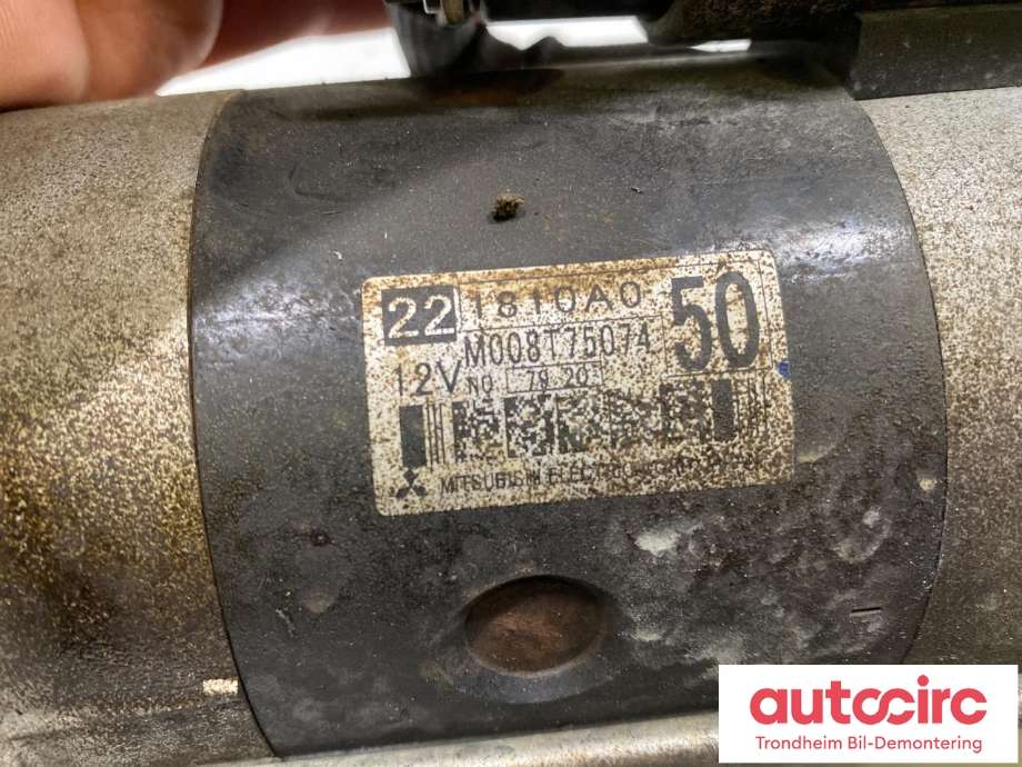 Starter diesel til Mitsubishi Pajero 2016-2019 (Type IV, Fase 2)  (MITSUBISHI ELECTRIC|1810A050|)