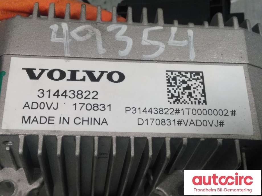 Styreenhet diverse til Volvo V90 / V90 CC / S90 2016-->>  (31443822|)