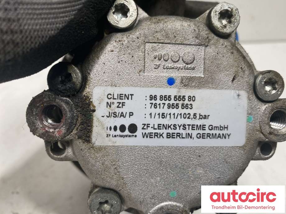 Servo pumpe mekanisk til Citroën Berlingo 2008-2015 (Type II, Fase 1)  (4007VR|1673621480|)
