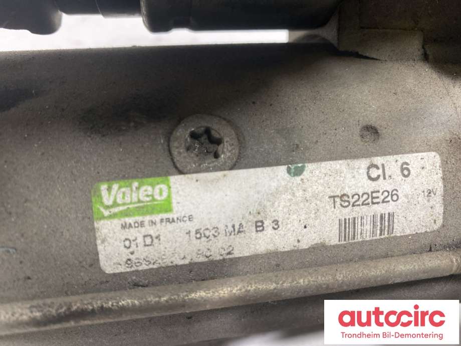 Starter diesel til Citroën Berlingo 2008-2015 (Type II, Fase 1)  (VALEO|5802AE|1638116880|5802CE)