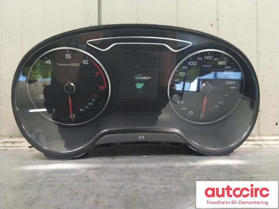 Instrumentpanel til Audi A3, 2012-2016 (Type III, Fase 1) (..|8V0920870G)