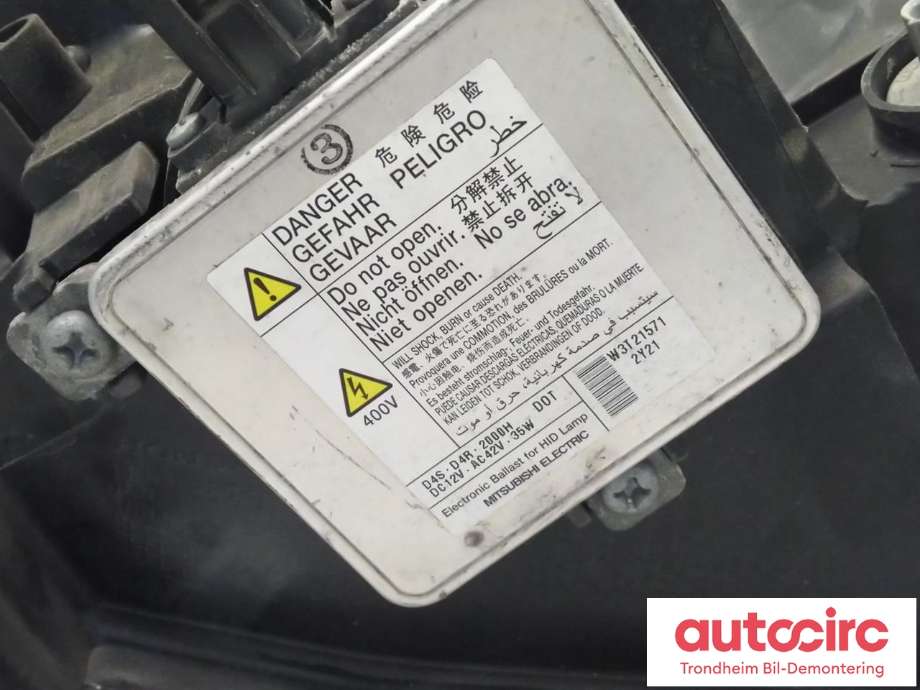 Frontlykt venstre xenon til Honda CR-V 2012-2018 (Type IV)  (...|33151-T1G-G11|)