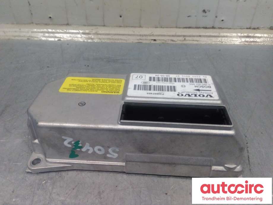 Styreenhet airbag hovedsensor til Volvo XC70 2005-2007 (Type I, Fase 2) (BOSCH|30667469|30782385|0285001655)