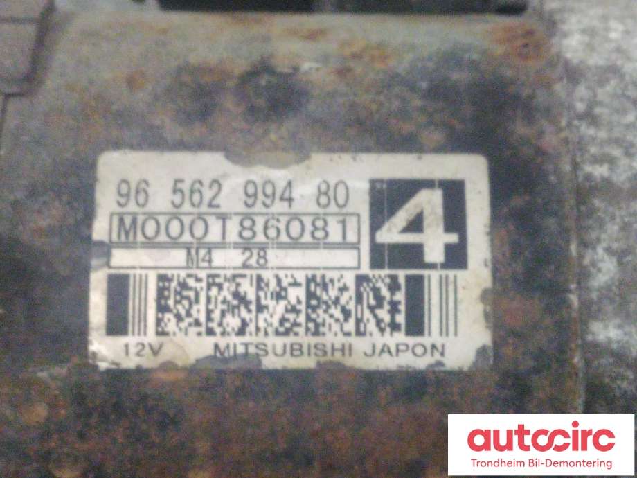 Starter til Peugeot 307 2005-2008 (Fase 2)  (MITSUBISHI ELECTRIC|9656299480|1648217980|5802V7)