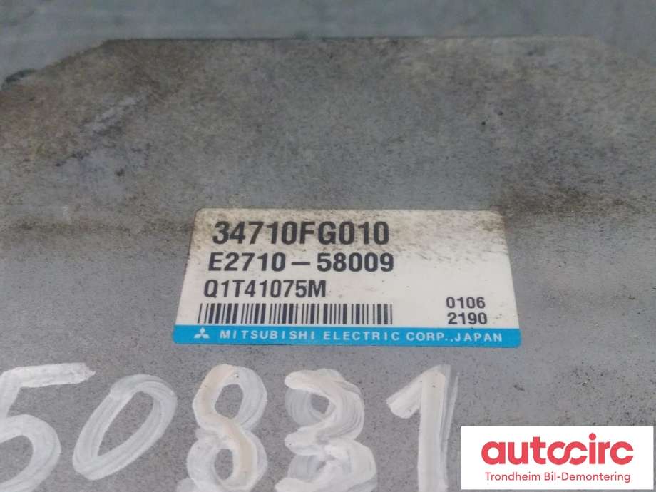 Styreenhet servo til Subaru Impreza 2008-2012 (Type III)  (...|34710FG010|E2710-58009|)