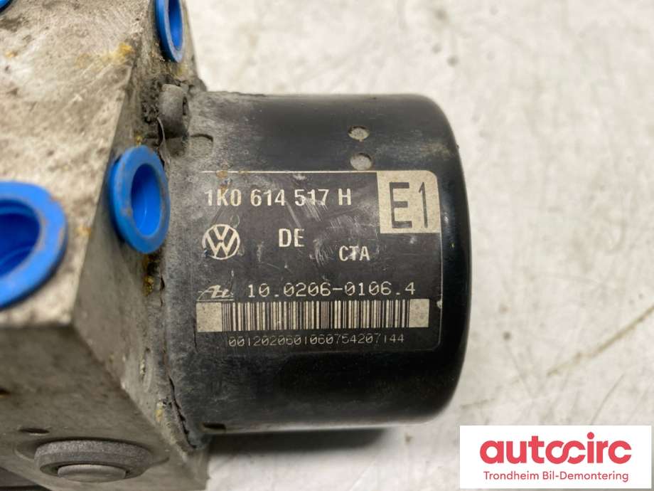 ABS sentral til VW Touran 2003-2006 (Type I, Fase 1) (ATE|1K0907379K|1K0 614 517 H|)