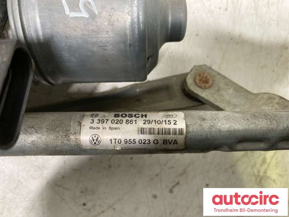 Viskermotor foran venstre til VW Touran 2003-2006 (Type I, Fase 1)  (1T0955023E|1T0998021B|1T0955119C)