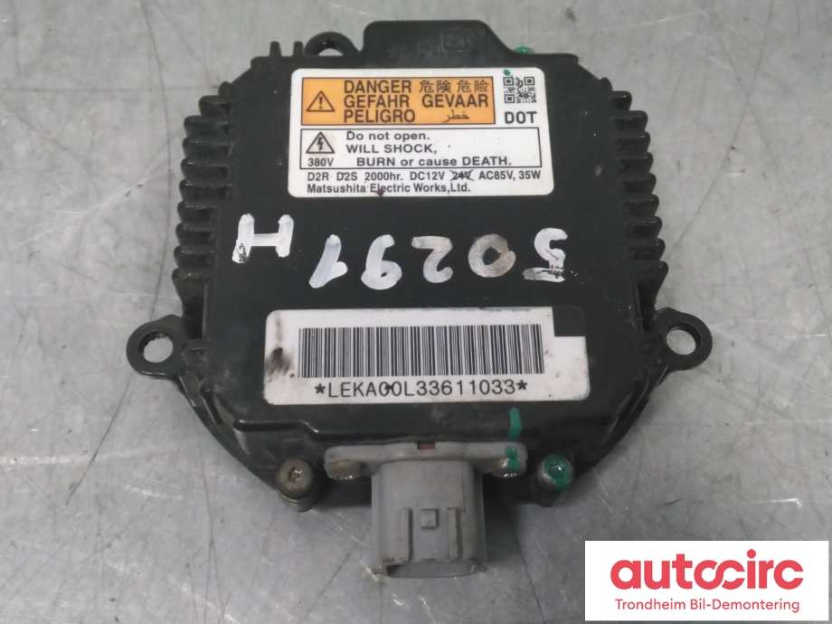 Styreenhet xenon/ballast til Mazda 6 2010-2013 (Type II, Fase 2) (MATUSHITA ELECTRICS|GDN5-51-0H3|)
